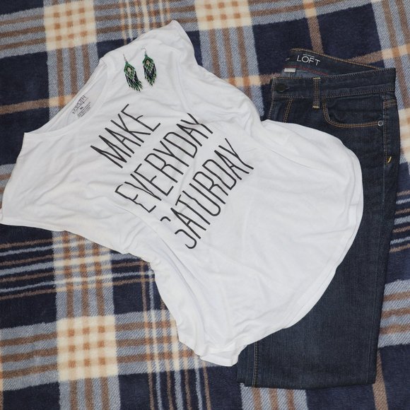 Word of Mouth | Make Everyday Saturday Graphic Tank Top - Picture 8 of 8